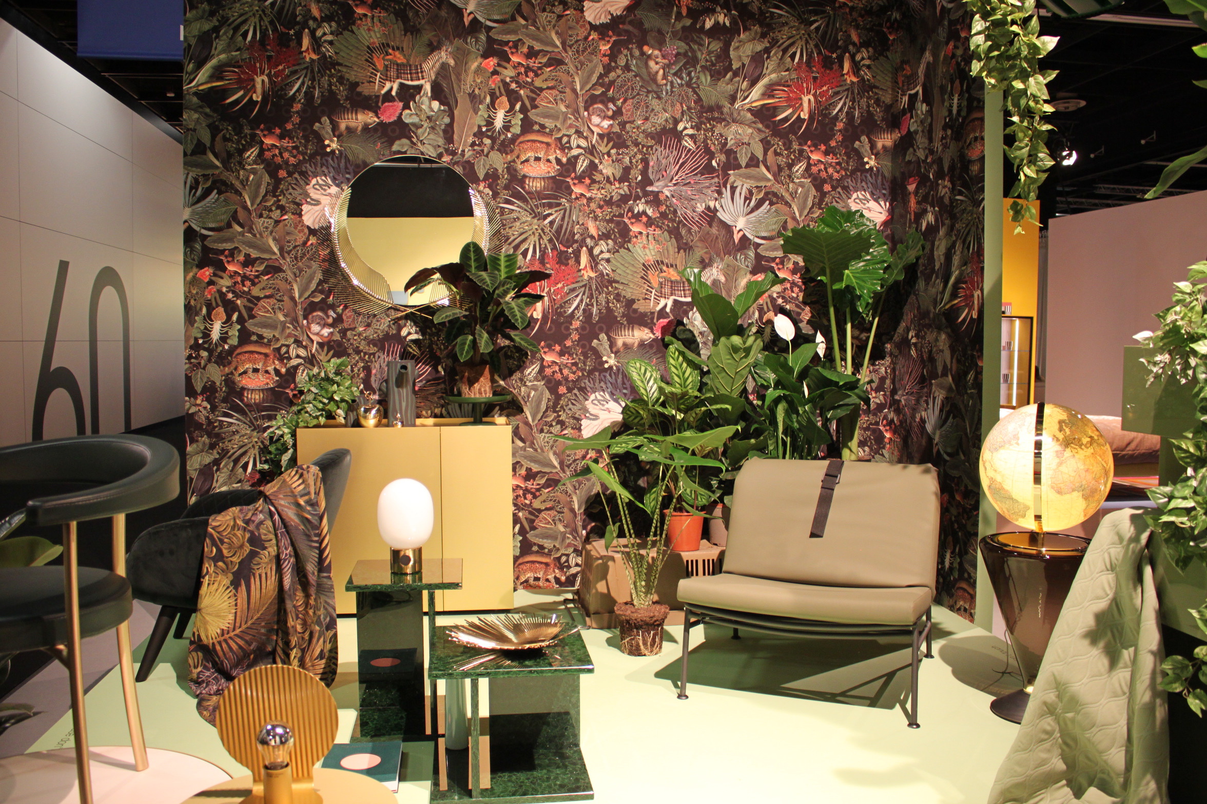 ボタニカルな輸入壁紙