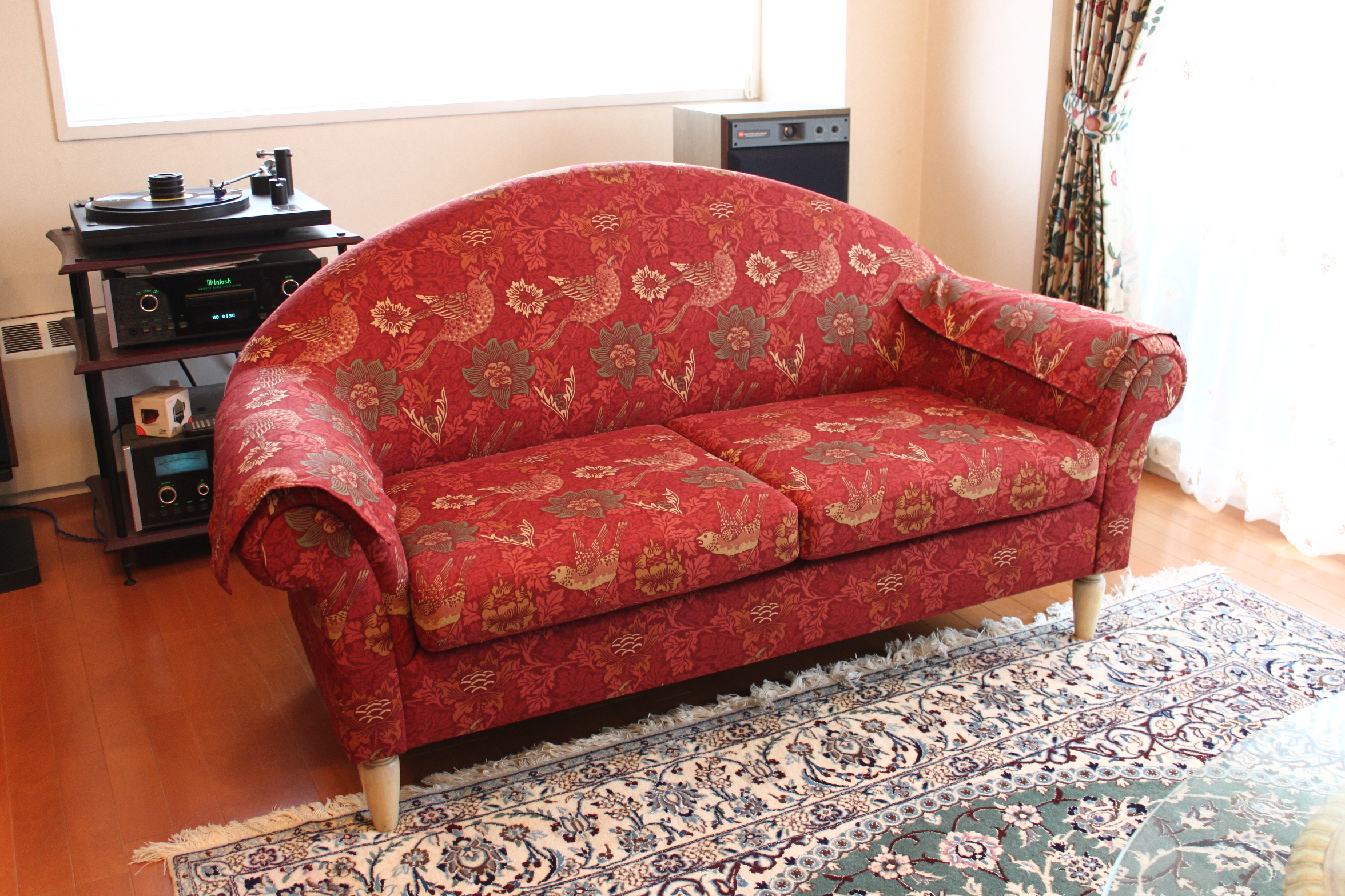 ウイリアムモリスのソファ