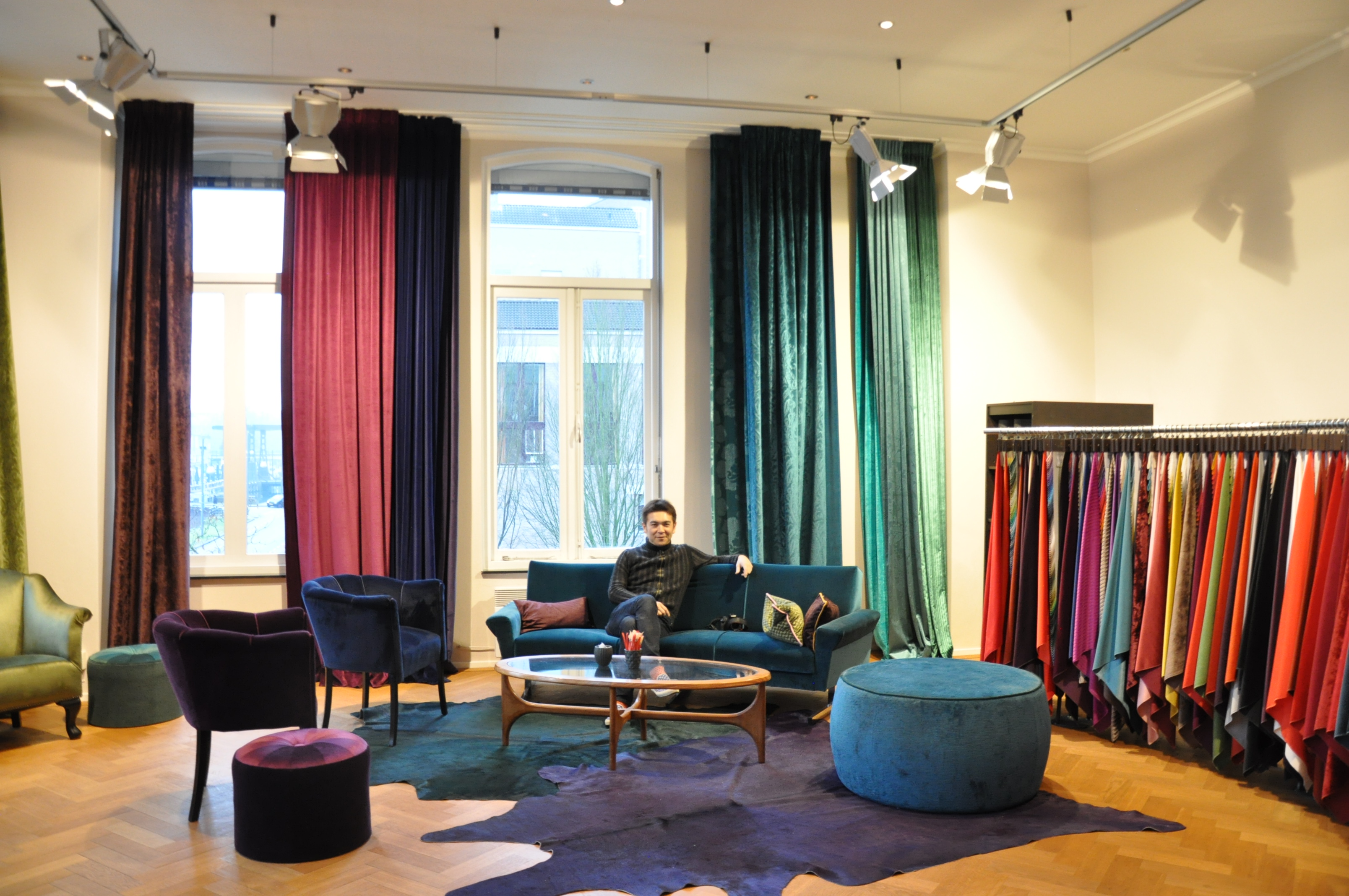 ベルベットのカーテン