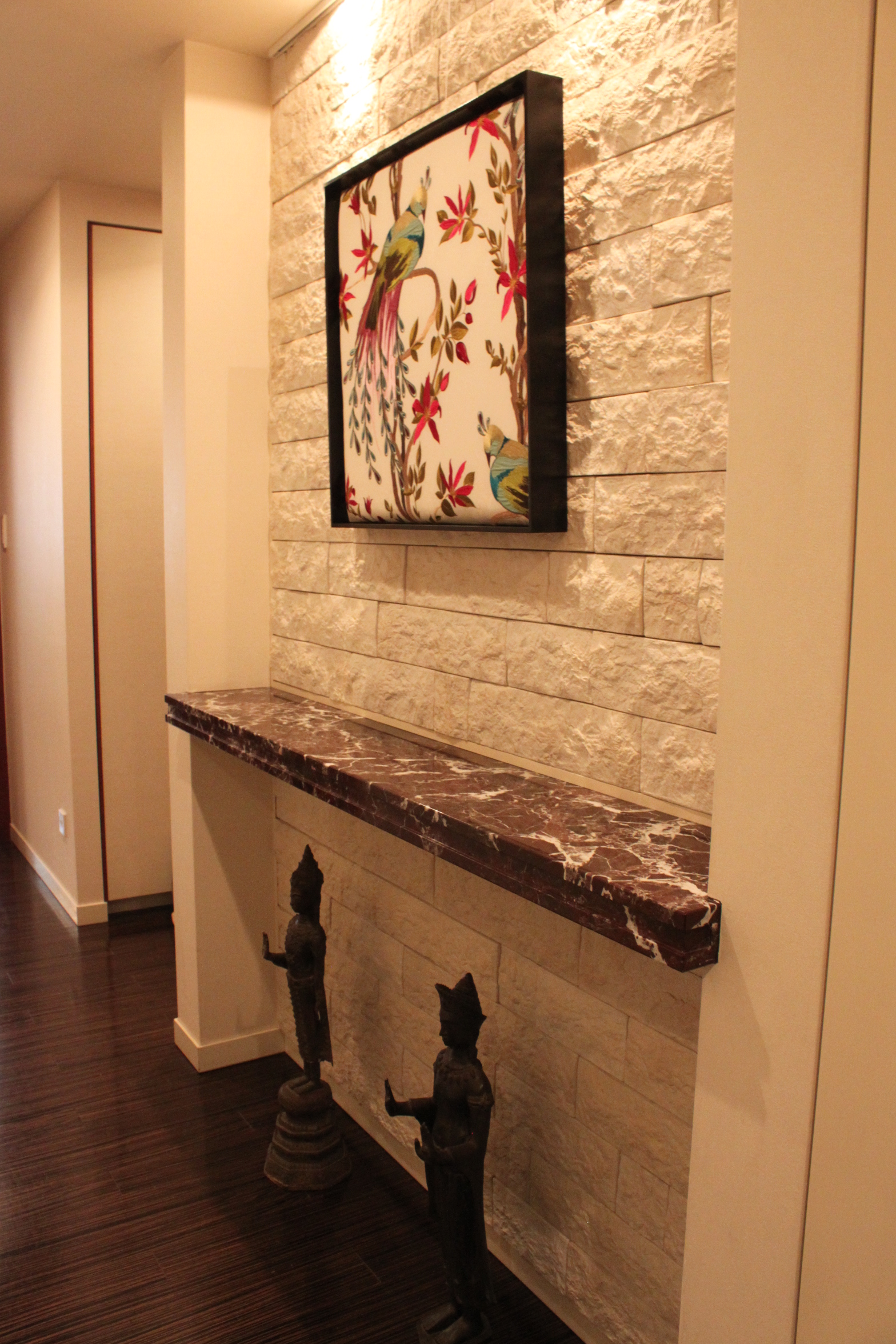 板フレームのファブリックパネル