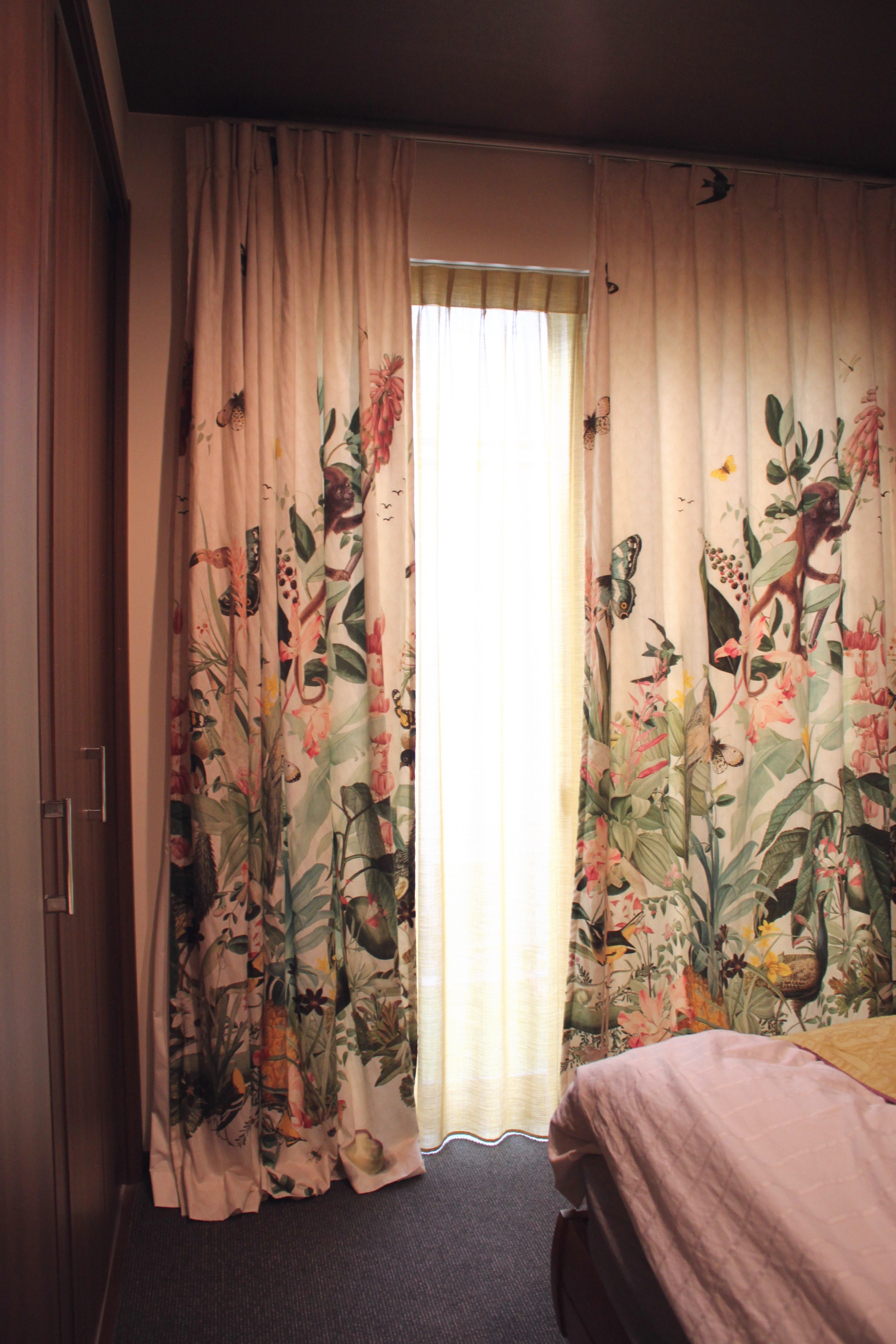 カーテンの綿裏地