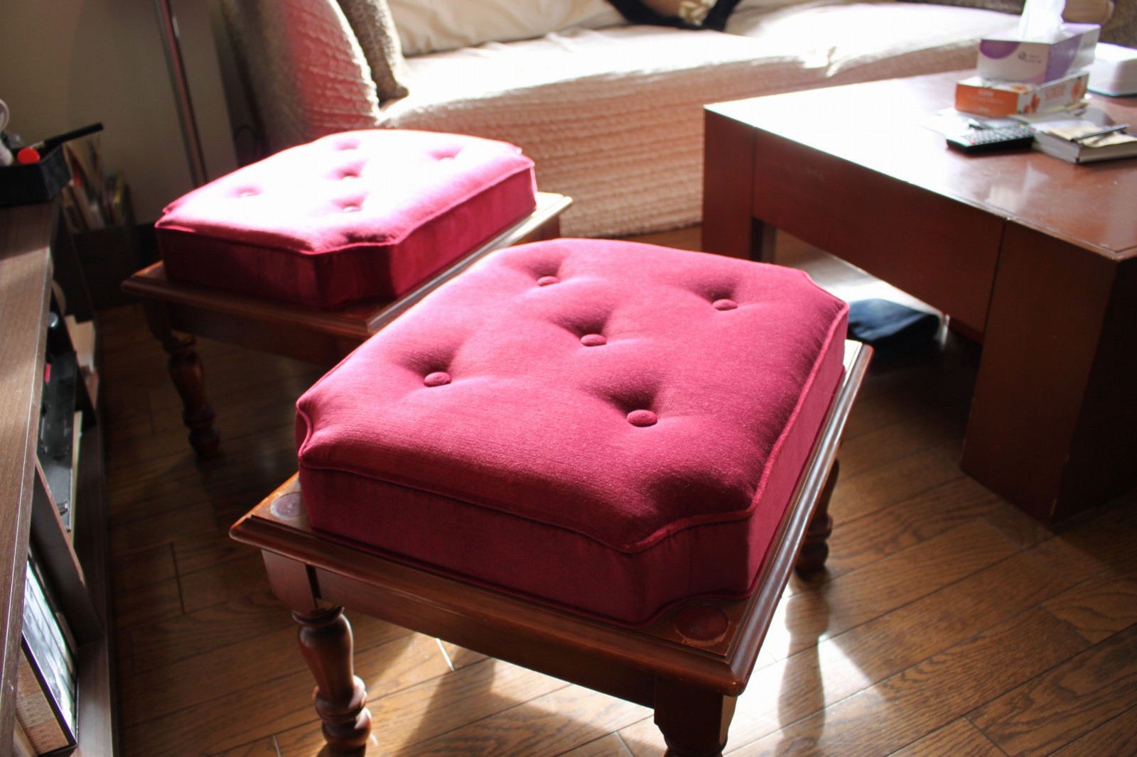 スツールの張り替え